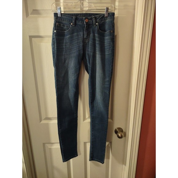 Jennifer Lopez Jeans Skinny Size 2 Blue - Picture 2 of 8
